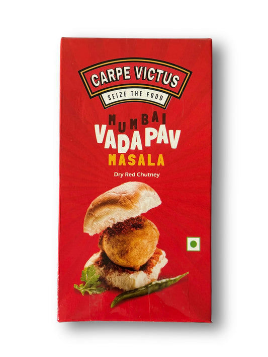 Carpe Victus Authentic Mumbai Vada Pav Masala Powder Mix - 100g | Ready-to-Use Vada Pav Dry Chutney | Spicy & Flavorful Indian Seasoning