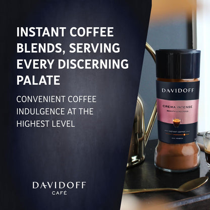 Davidoff Crema Intense Instant Coffee, 100% Arabica, Smooth & Rounded, 90g (From Germany)