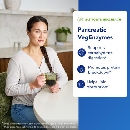 Pancreatic VegEnzymes 180 VegiCaps