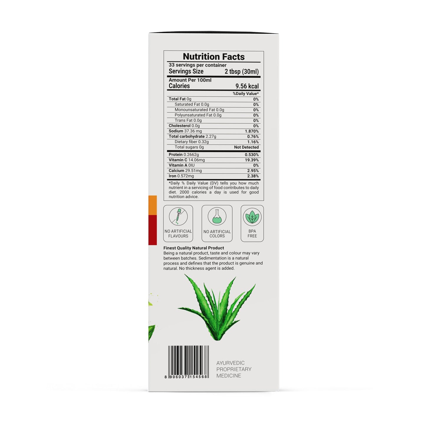 Krishna's Sciatifix Herbal Juice - Good source of calcium | Strengthens bones and muscles | 100% Organic Ingredients, No Artificial Colors & Gluten Free - 1000 ml (Pack of 1)
