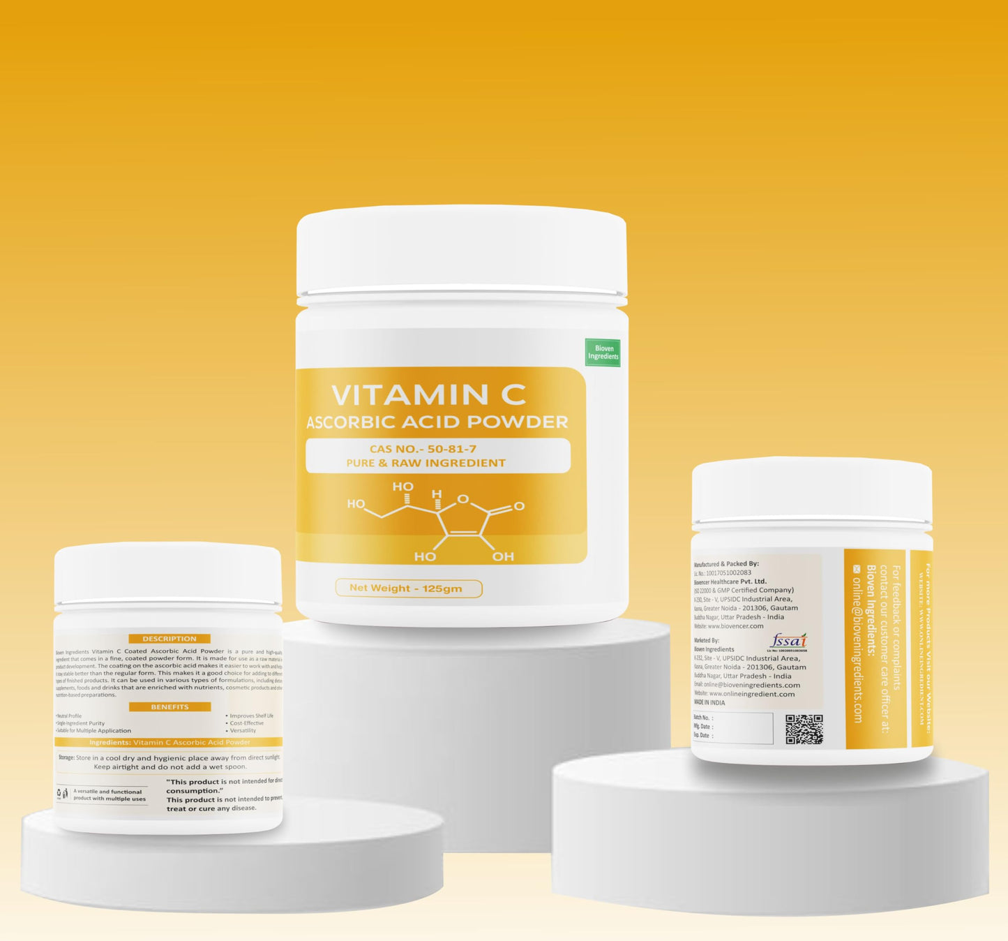 Vitamin C Coated (Gram, 125)