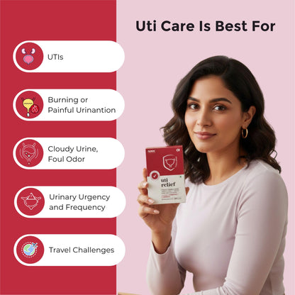Nuvox UTI Relief- Advanced Urinary Tract Support with Cranberry, D-Mannose & Hibiscus Extract (30 tabs in 1 Pack)