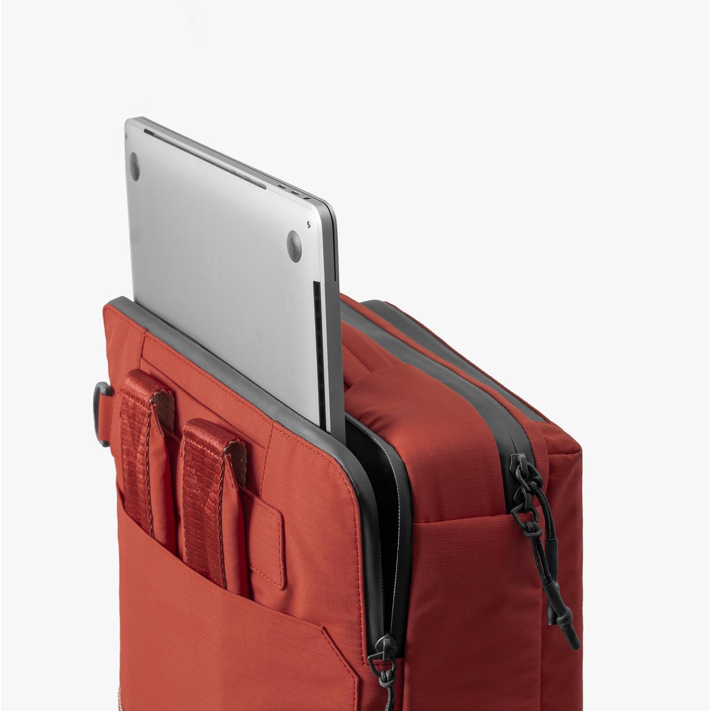 DailyObjects Pivot Convertible Briefpack Bag (16L) |Unisex|Fits 13/14/15.6 inch Laptop/Macbook Pro/Air|Lightweight|Stylish Backpack|Office/Daily Use/Travel|Multi Pocket|Adjustable Strap-Red