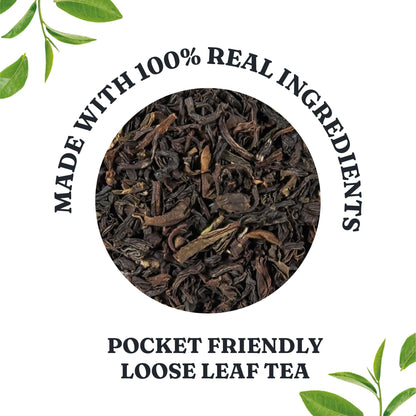 Dorje Teas Roasted Flush Darjeeling Black Tea | 100g (Pack of 1) | Selim Hill Estate | Rich & Bold Roasted Flavour | 100% Single Estate Whole Leaf | No Dust or Fannings | 40 Cups