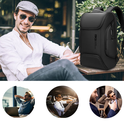 BANGE Business Laptop Smart backpack Can Hold 15.6 Inch Laptop Commute Backpack Carry on bag for men and women, Black, Large, Laptop Backpack