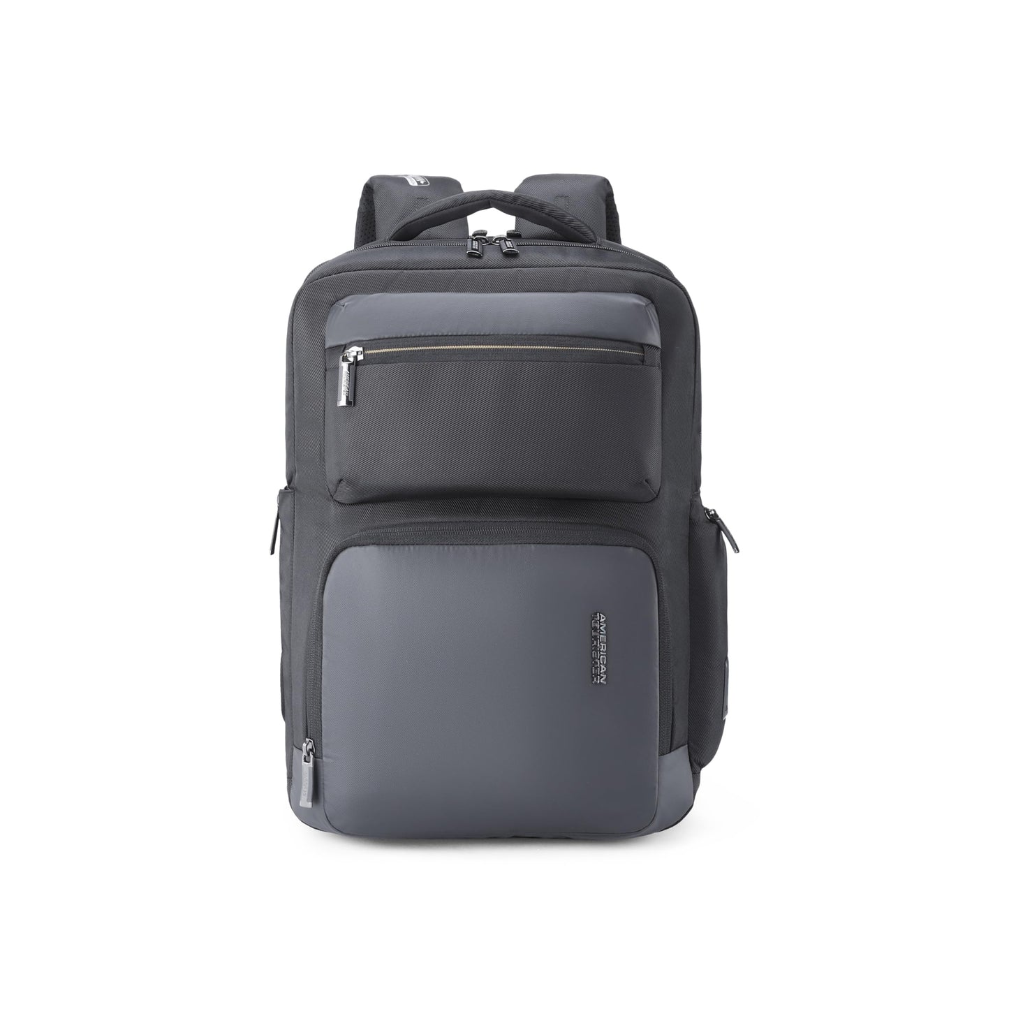 American Tourister Zork Pro | 19 Ltrs | 2 Compartments | Ergonomic Padded Back Panel & Shoulder Straps | Executive Backpack | 1 Year International Warranty | Black