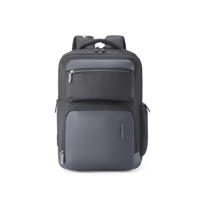 American Tourister Zork Pro | 19 Ltrs | 2 Compartments | Ergonomic Padded Back Panel & Shoulder Straps | Executive Backpack | 1 Year International Warranty | Black