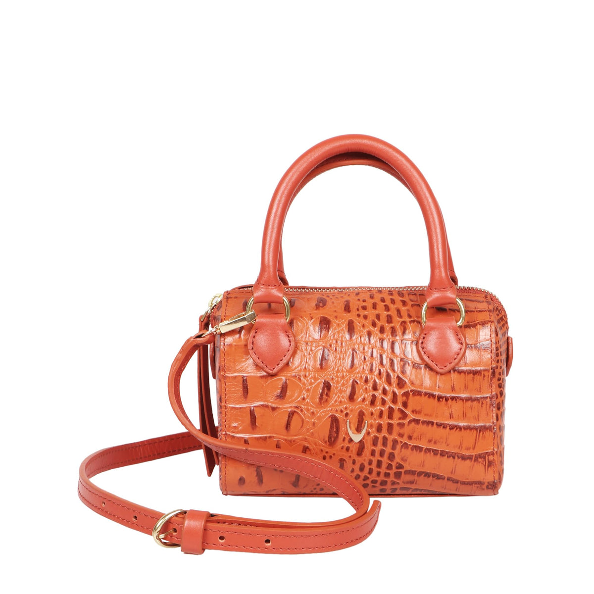 Hidesign Women Shoulder Bag (Orange)