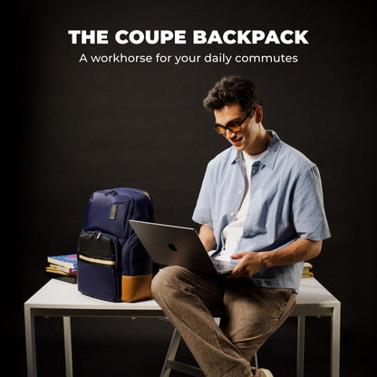 MOKOBARA The Coupe Backpack | Fits 16 Inch Laptop, 28L Capacity, Water Resistant Nylon, RFID Blocking Pocket | Professional & Travel Use, Ergonomic Design With Adjustable Straps (Grey Matter)