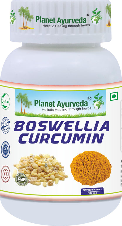 Planet Ayurveda Boswellia Curcumin - 60 Capsules, Pack of 1