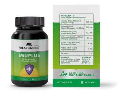 Nisarga Herbs Imutizer & Imuplus, Healthy Immune Response - 100% Organi- image 3