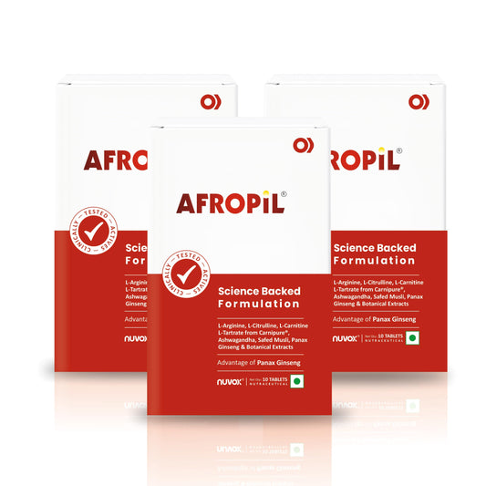 Nuvox Afropil enriched with Ashwagandha (Pack of 3)