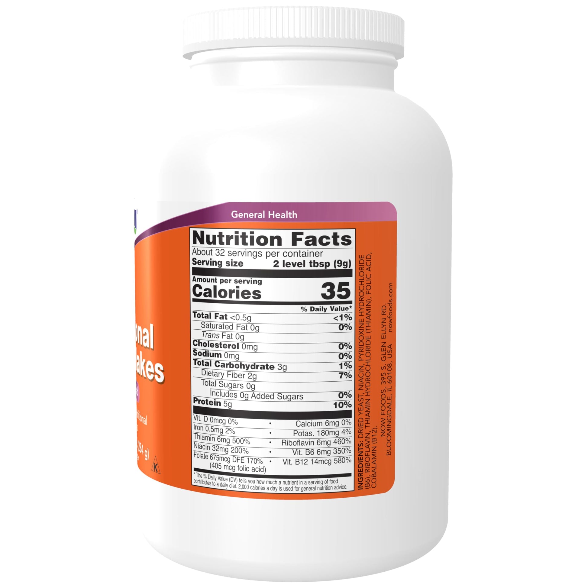 Now Foods Nutritional Yeast Flakes Powder - 284 g- image 7