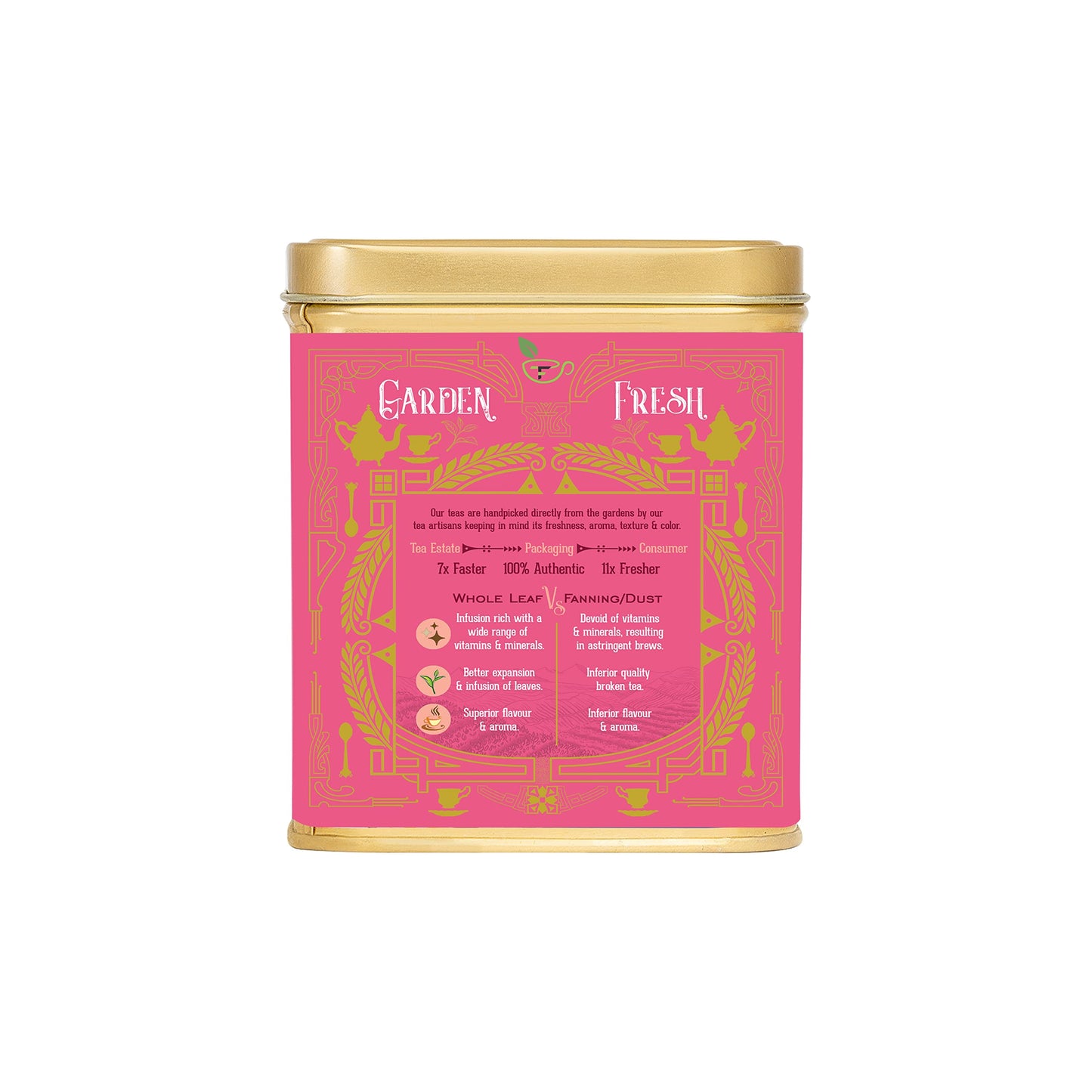 Tifusion Organic White Tea with Rose for Healthy Hair & Glowing Skin With Green World Healthiest Tea Antioxidant Herbal Cooler Tea (100 Gram, 50 Serving Cups)