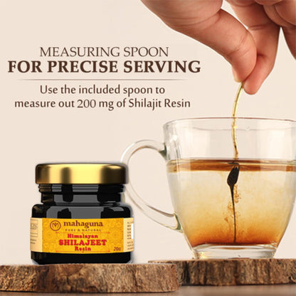 Mahaguna Shilajit Gold Resin - 20g | Helps in boosting Stamina | 100% Ayurvedic