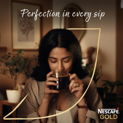 NESCAFE Gold Instant Coffee Powder | Premium Imported Coffee | Freeze Dried | Rich & Smooth Taste | 100g, Jar