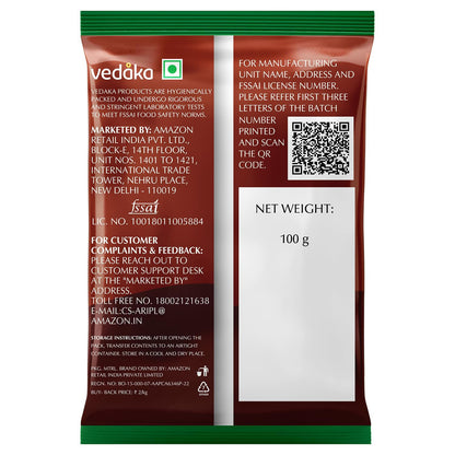 Vedaka Whole Cardamom (Elaichi), 100g