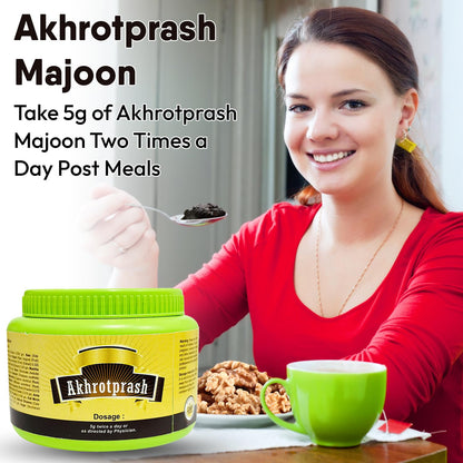 Hakim Suleman's Akhrotprash Majoon – 400g (Pack of 3)