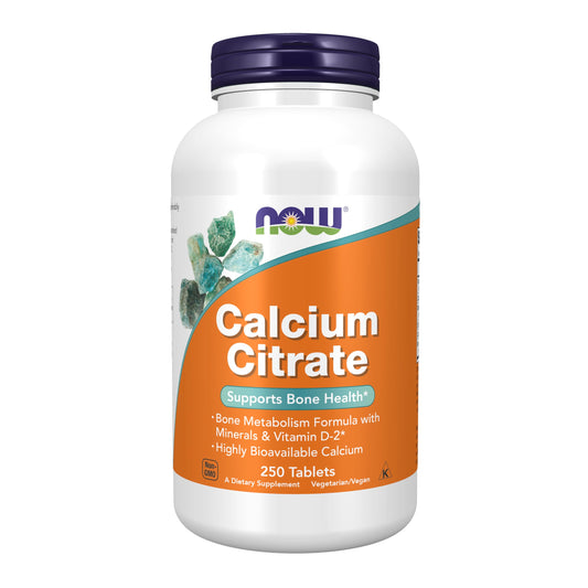 Now Foods, Calcium Citrate, 250 Tablets