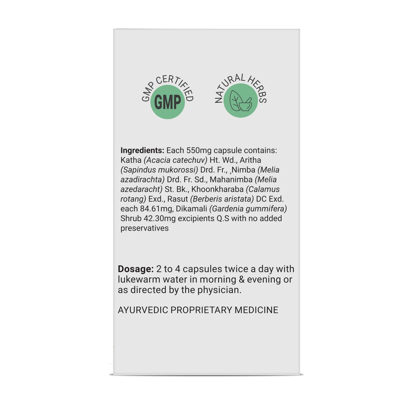 Krishna's Pilosolv Capsules | Herbal & Natural Formula for Digestion | Ayurvedic Supplement - 60 Caps