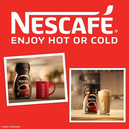 NESCAFE Classic Instant Coffee Powder | Great start to your morning | 100% Pure Coffee | 380g (2 units x 190g) Jar