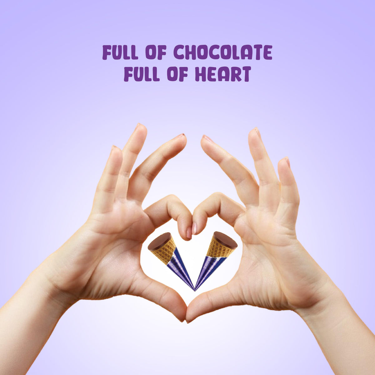 Pure Temptation Chocoblast Chocolate Filled Waffle Cones | Chocolate Gift Pack | Crunchy Chocolate Snack | Individually Wrapped Bites | Premium Chocolate Box for Kids & Adults (8, Chocolate)