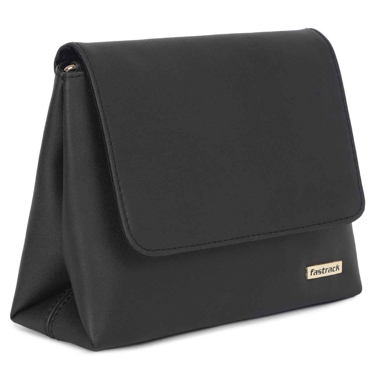 Fastrack Ivory Black Structured Everyday Sling Bag For Girls