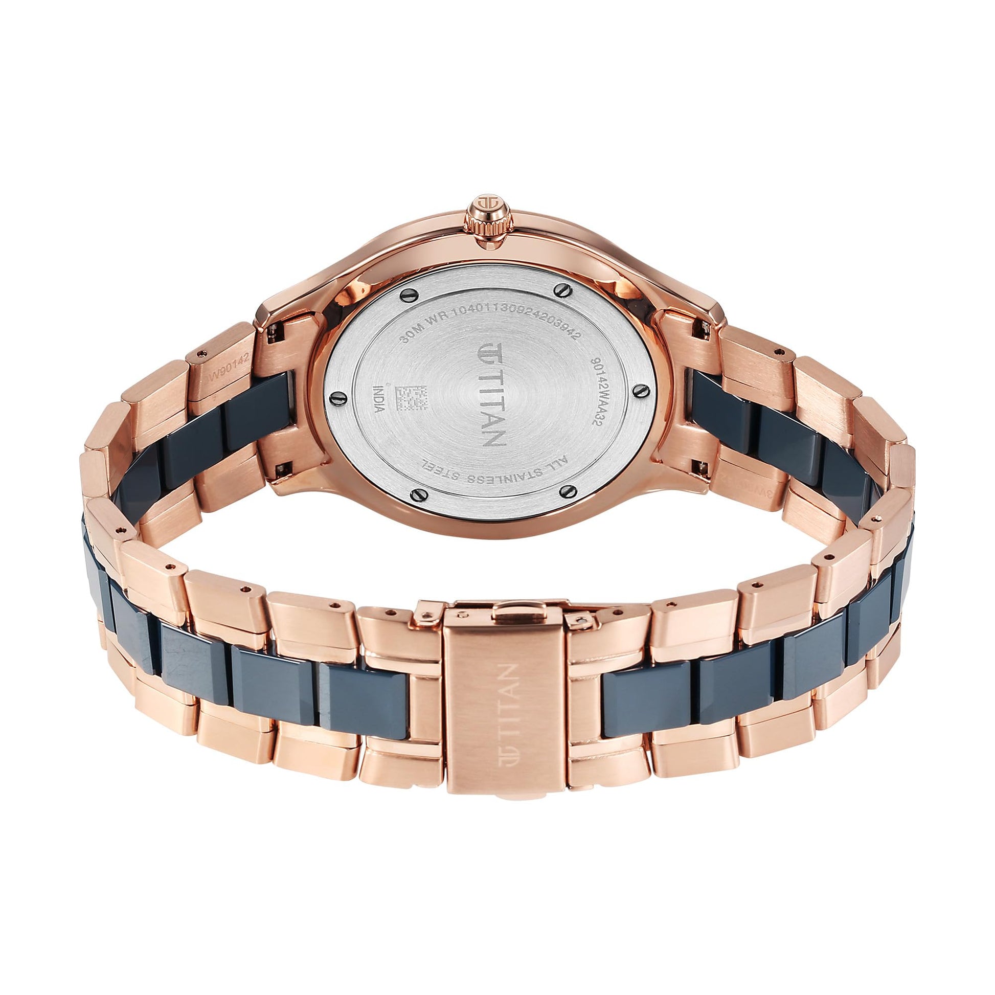 Titan Analog Blue Dial Men's Watch-90142KD03- image 2