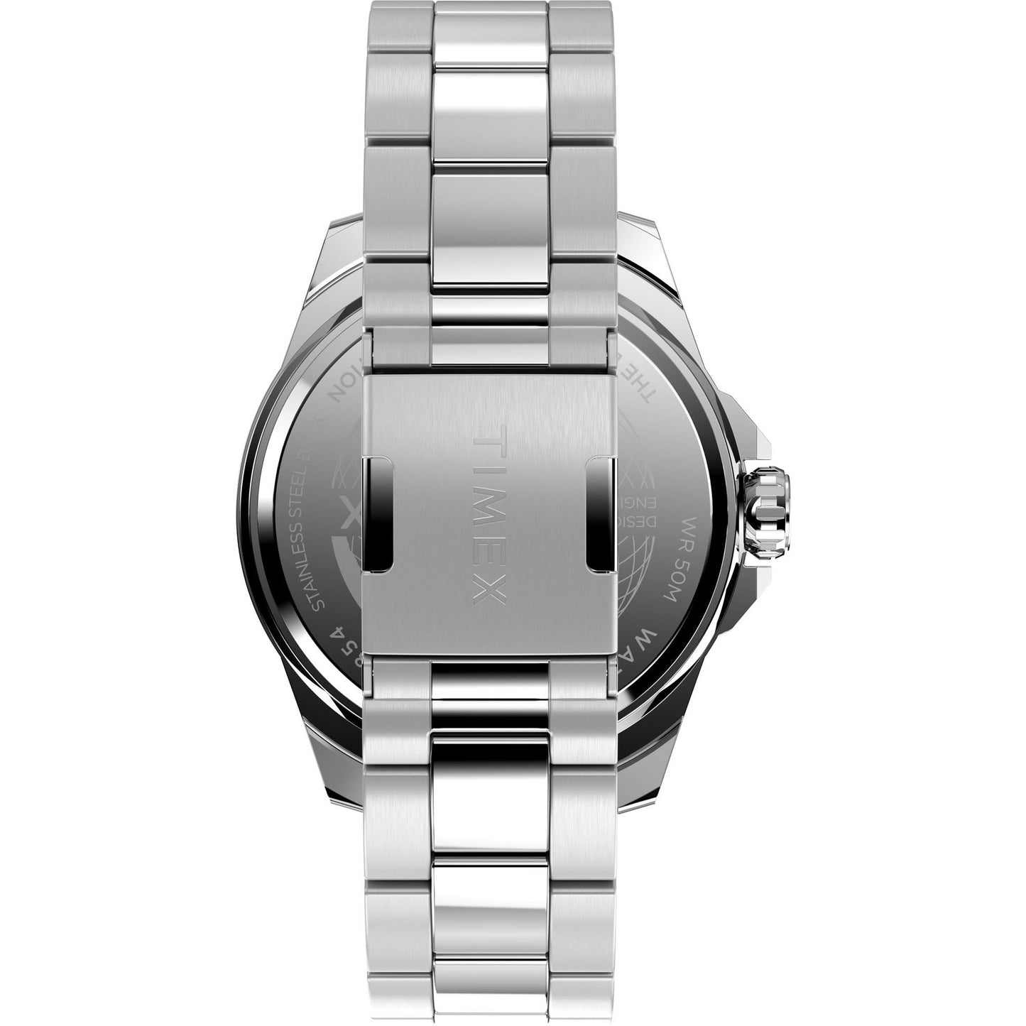 TIMEX Essex Analog Watch for Man with Green Round Dial & Silver Stainless Steel Bracelet Band Water Resistant Men's Wrist Watches - TW2W13900UJ