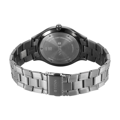 Titan Clasique Slim Quartz Analog with Date Grey Dial with Grey Color S- image 2