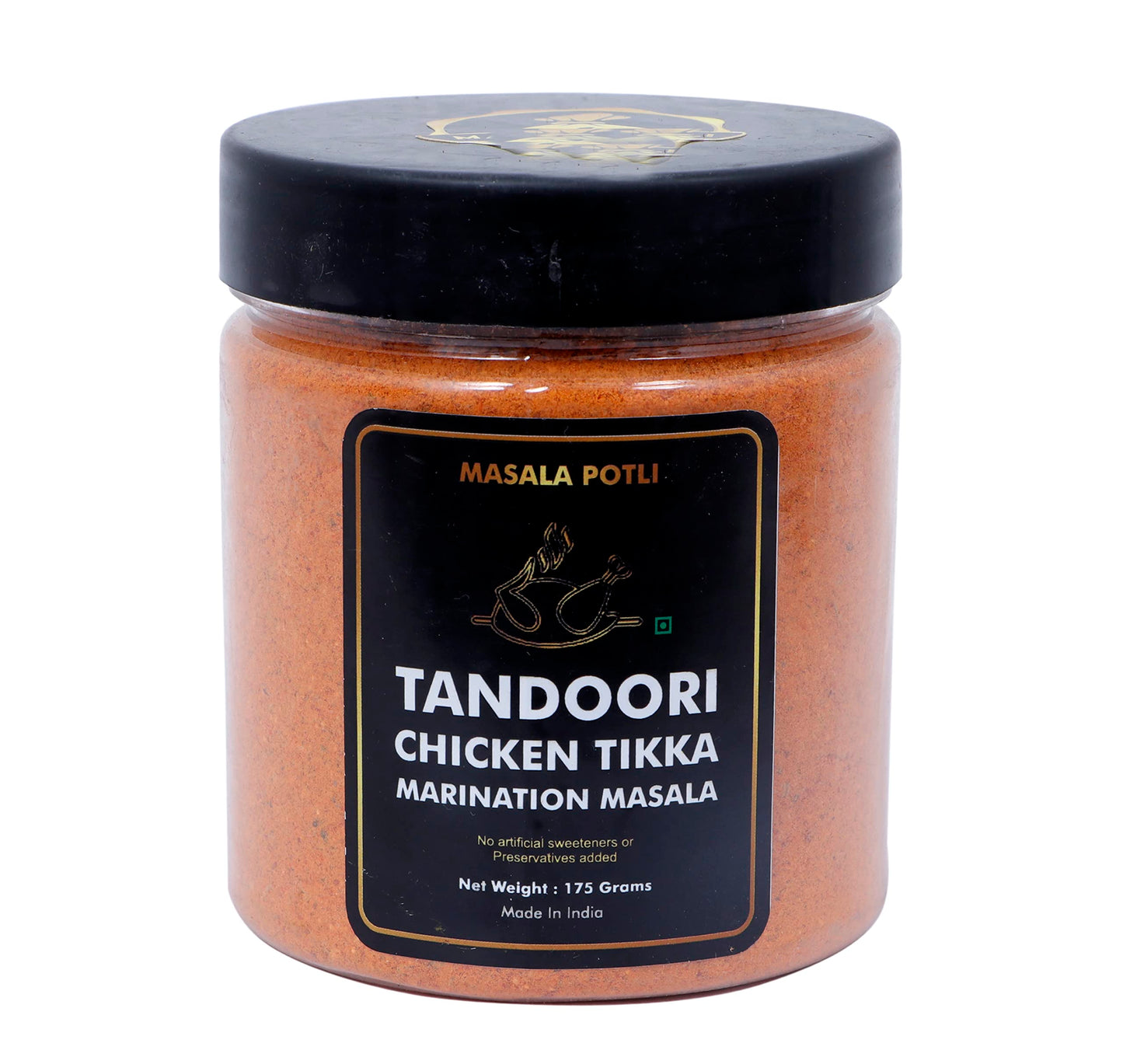 MASALA POTLI� Tandoori Chicken Tikka / BBQ Marination Masala - 175 Grams / 6.17 Oz | Medium Spicy | Barbeque, Tandoor, Grill, Air Fry & Deep Fry |