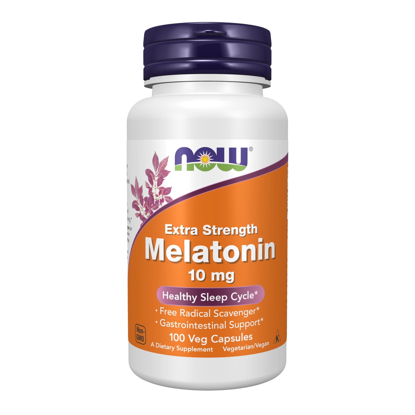 Now Foods Melatonin,10 mg,100 Vcaps, 50 grams
