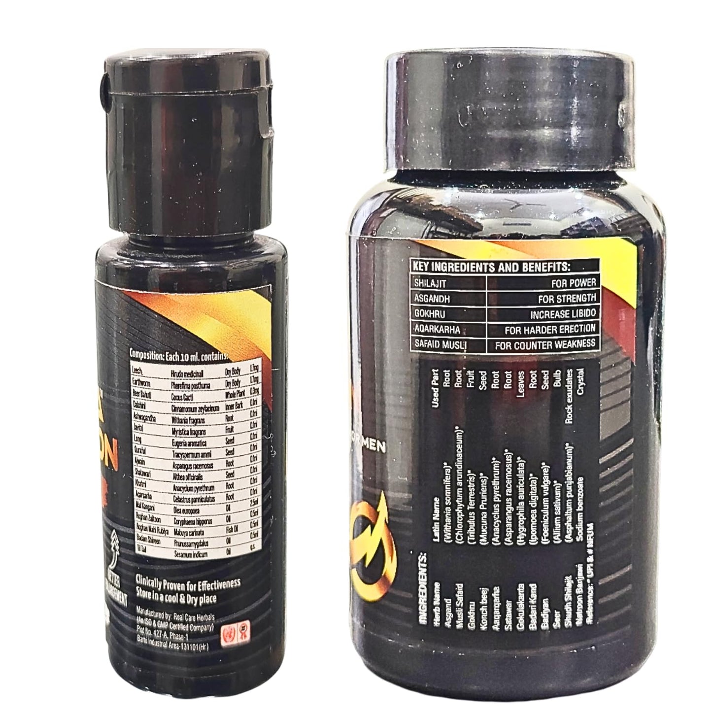 Herbal Samrat Ultra Action Wellness Combo – Herbal Oil 30ml + Stamina Capsules, 30 Count – Men