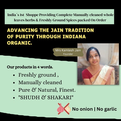 Indiana Organic Nettle Leaf (Pure & Natural Himalayan Herbs) - 30g | Manually Cleaned Whole stinging nettle Leaves for Herbal Tea & Detox | Supports Respiratory Health, Immunity & Bone Wellness | Non-GMO & No Preservatives - 30 gram