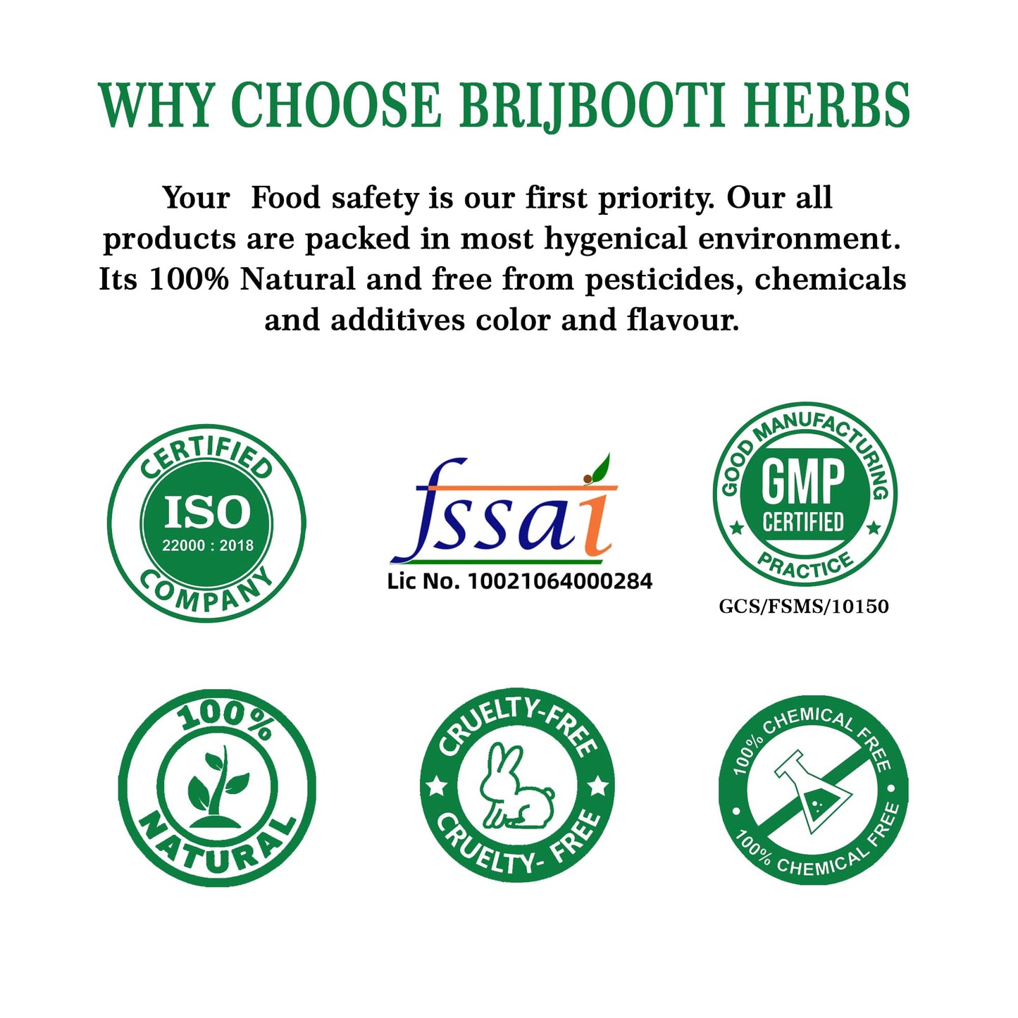 Brijbooti Neem Karela Jamun Powder For Health Care - 300 Gr (100 Gr Each)