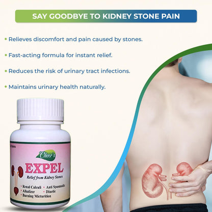 Oliver’s EXPEL Tablets | Herbal Kidney Support Supplement for Urinary Health & Detox | Supports Kidney Function & Urinary Comfort | Diuretic Support | Daily Wellness Formula