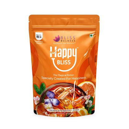 Bliss Welness Happy Bliss : Happiness, Anxiety & Stress Relief Supplement | Natural Support for Calm, Mood, Anti Nervousness & Happy Hormones | Supports Balance of Cortisol, Dopamine, Endorphin, Serotonin & Oxytocin | Magnesium, KSM 66 Ashwagandha : 30 Se