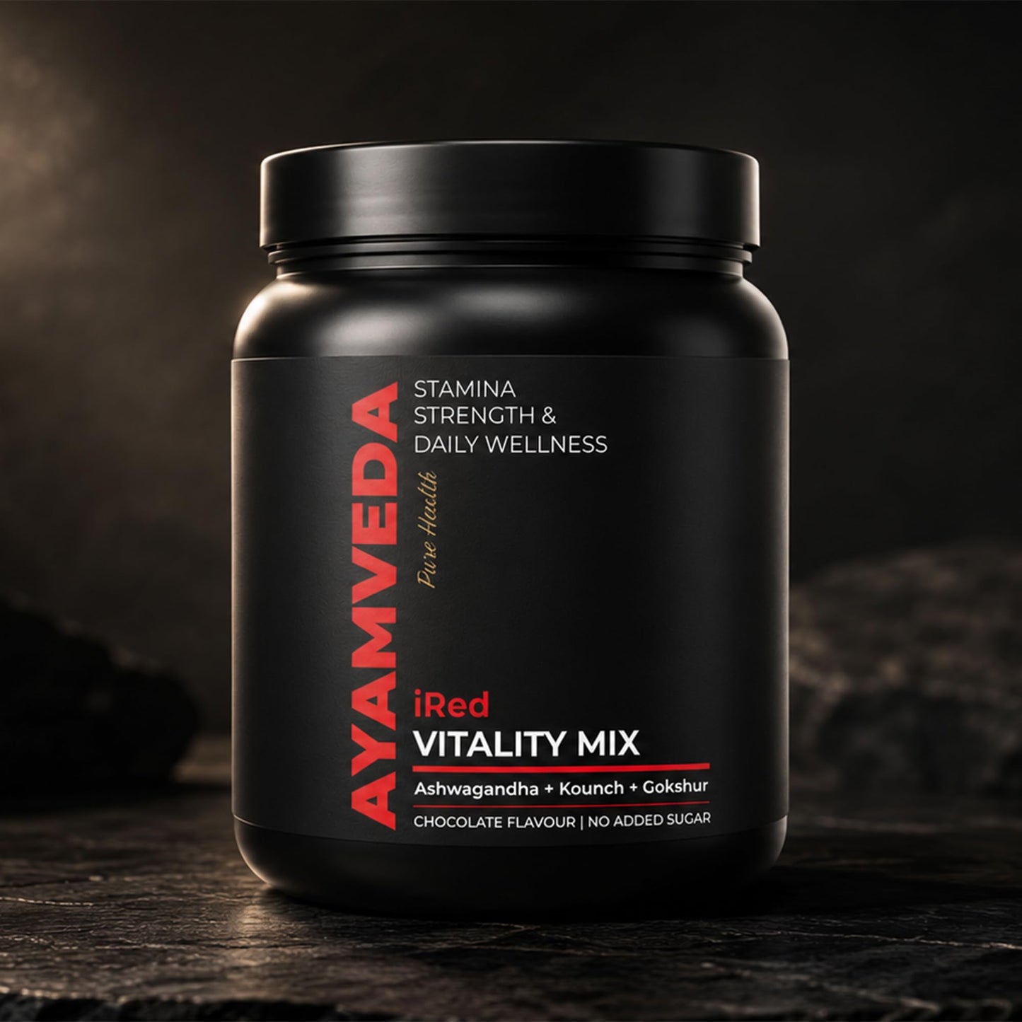 Ayamveda Vitality Mix Gym Edition | Ayurvedic Energy & Recovery Supplement for Men | Ashwagandha, Shilajit, Maca & Safed Musli Blend | Supports Strength, Stamina & Gym Performance