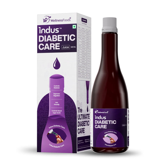 Indus Diabetic Care Juice 500ML | Ayurvedic Diabetes Support | Helps Maintain Healthy Sugar Levels | Reduces Cravings | Boosts Metabolism & Energy | 100% Herbal | No Added Sugar