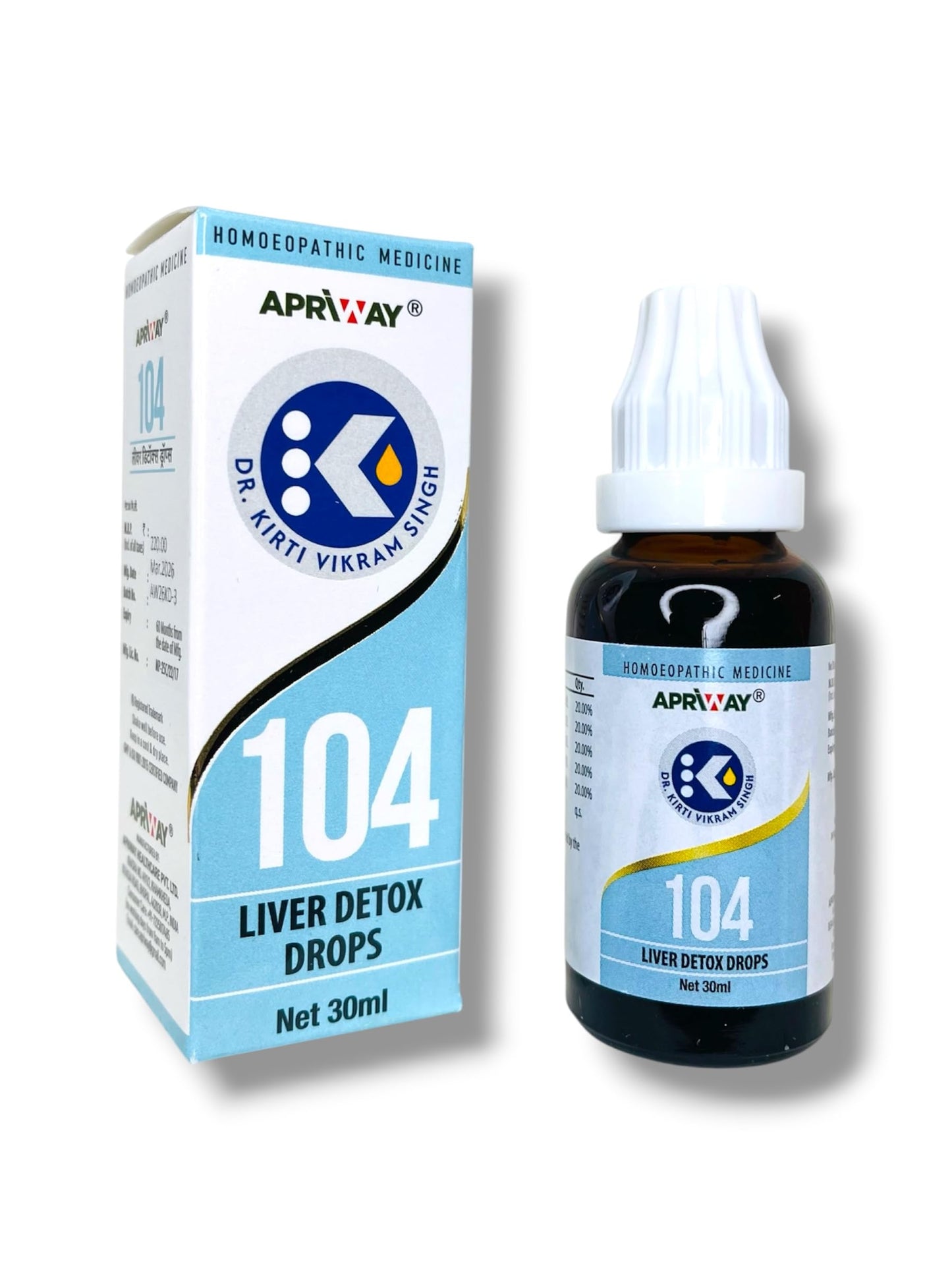 Dr Kirti Vikram 104 Drop 30ML Apriway (Pack Of 1)