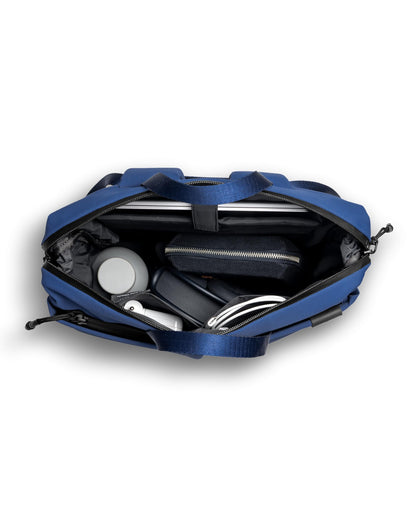 DailyObjects Water Resistant Pivot Workpack Bag (19L) for Men & Women|Fits 13/14/15.6 inch Laptop/Macbook Pro/Air|Lightweight| Backpack |Office/Daily Use/Travel|Multi Pocket|Padded Strap (Blue)