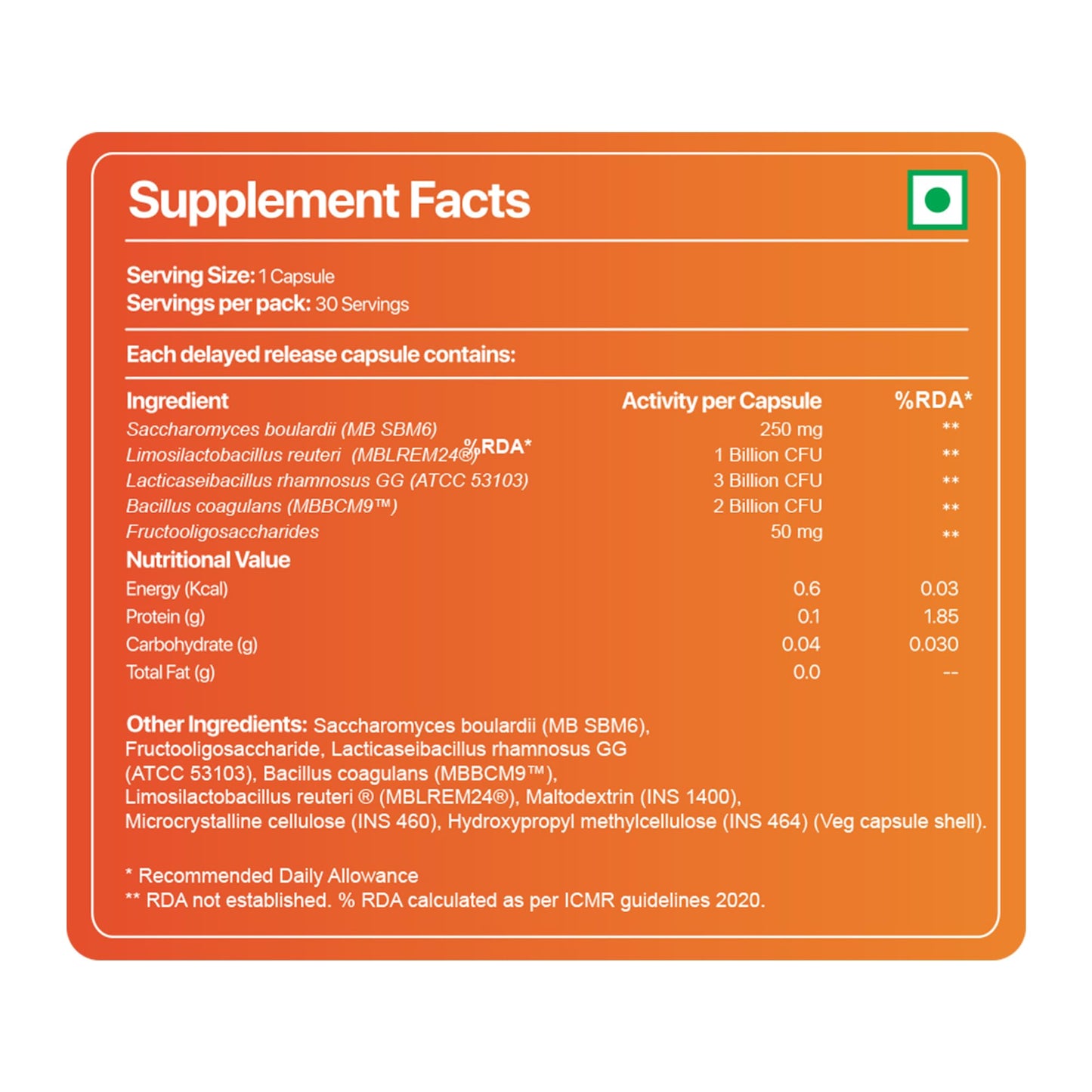 TrueNorth SensiBiotics Traveller’s Probiotics | 11 Billion CFU + 50mg FOS Prebiotics | LGG + Saccharomyces Boulardii | Travel Diarrhoea & Sensitive Gut | Smart Release Technology | 30 Veg Capsules