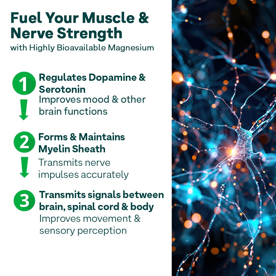 OZiva Magnesium Triple Complex 1100mg for Muscle, Sleep and Nerve Function | With Aquamin Mg, Glycinate, Magnesium L-Threonate & Bisglycinate | 60 Vegetarian Tablets