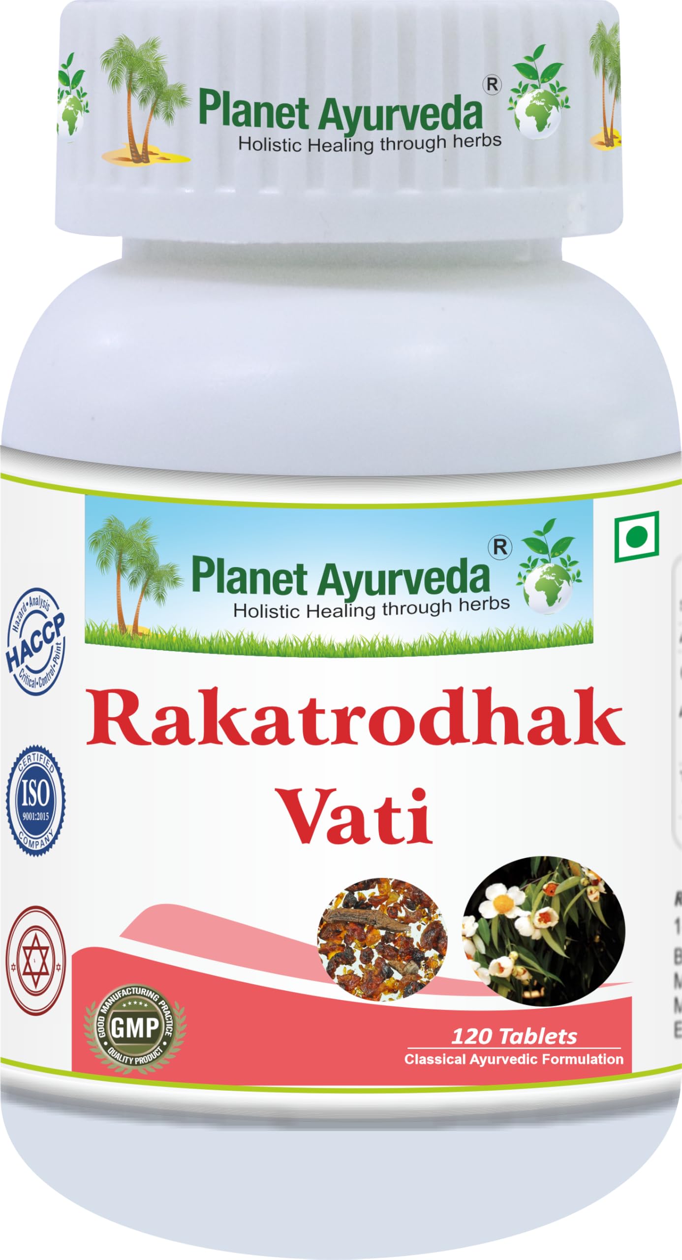 Planet Ayurveda Rakatrodhak Vati, 120 Tablets