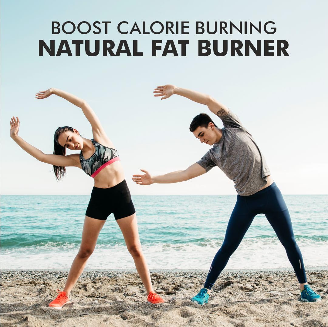 Vitaminnica Vita Shred - Fat Burner Capsules for Men and Women | Excellent Fat Burner Supplement, Metabolism Booster| Reduces Cholesterol & Sugar levels| 60 Veg Capsules