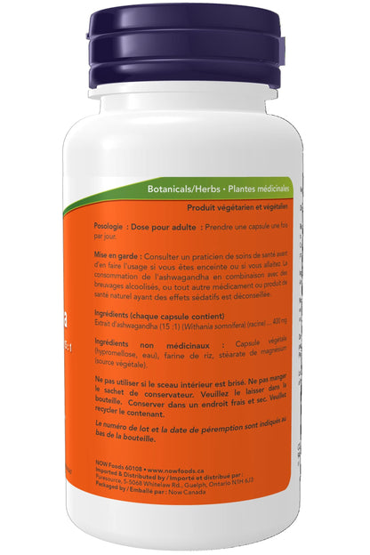Now Foods Ashwagandha Ext 400Mg 90Vcap- image 7