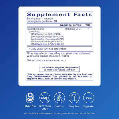 Pure Encapsulations - Probiotic-5 (dairy-free) 60 vcaps