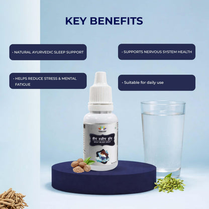 JINAMRITH HERBS Deep Sleep Herbal Drops 15 ml | Natural Nighttime Relaxation & Calm Support | With Jiphal, Sarpagandha & Jatamansi | Herbal Sleep Wellness Formula