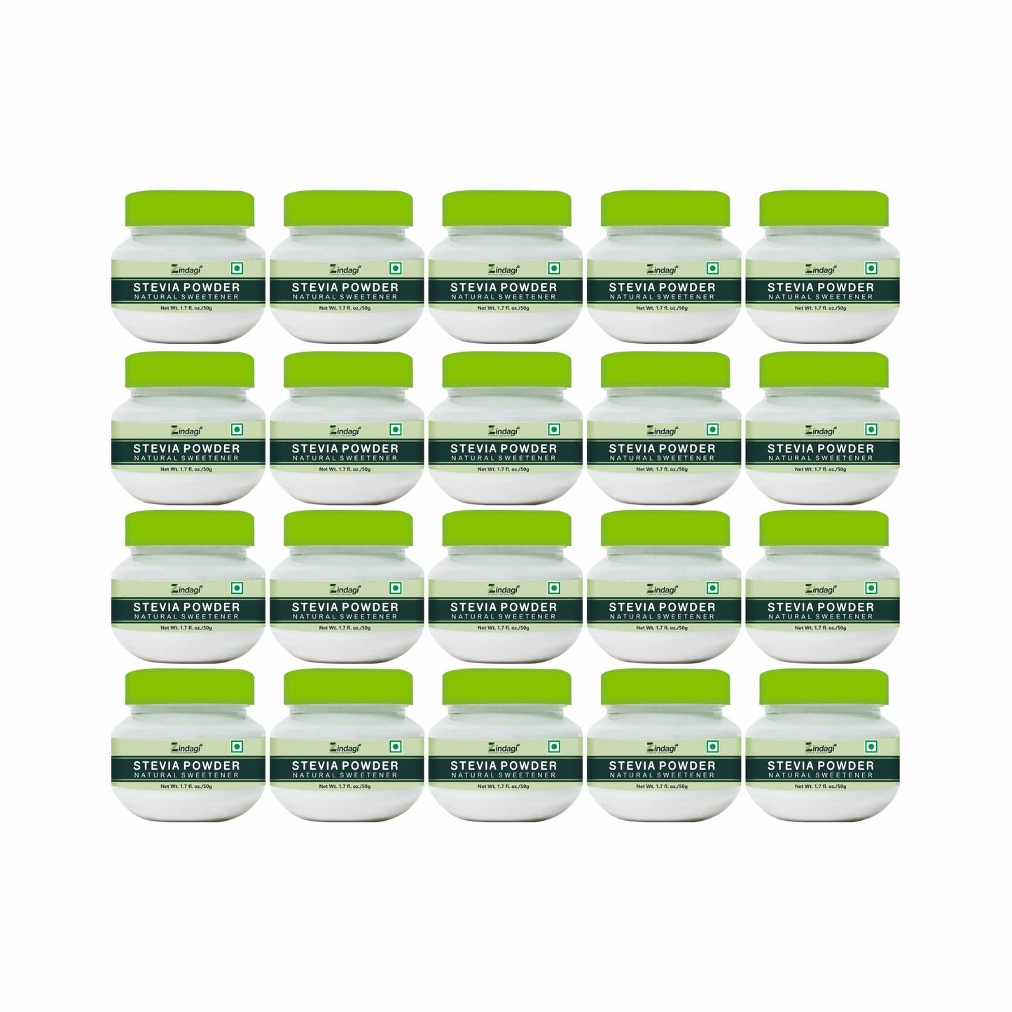 Zindagi Stevia Sugar Free Powder | Natural Stevia Powder | Pack Of 20