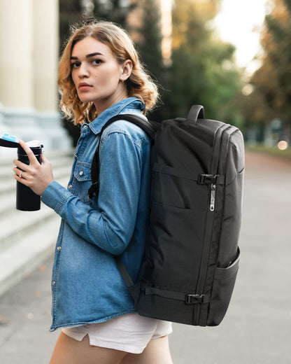 Inateck Carry On Travel Backpack, Airline Approved, Water-resistant Hand Luggage for Business Travellers, Commuters and Outdoorsmen